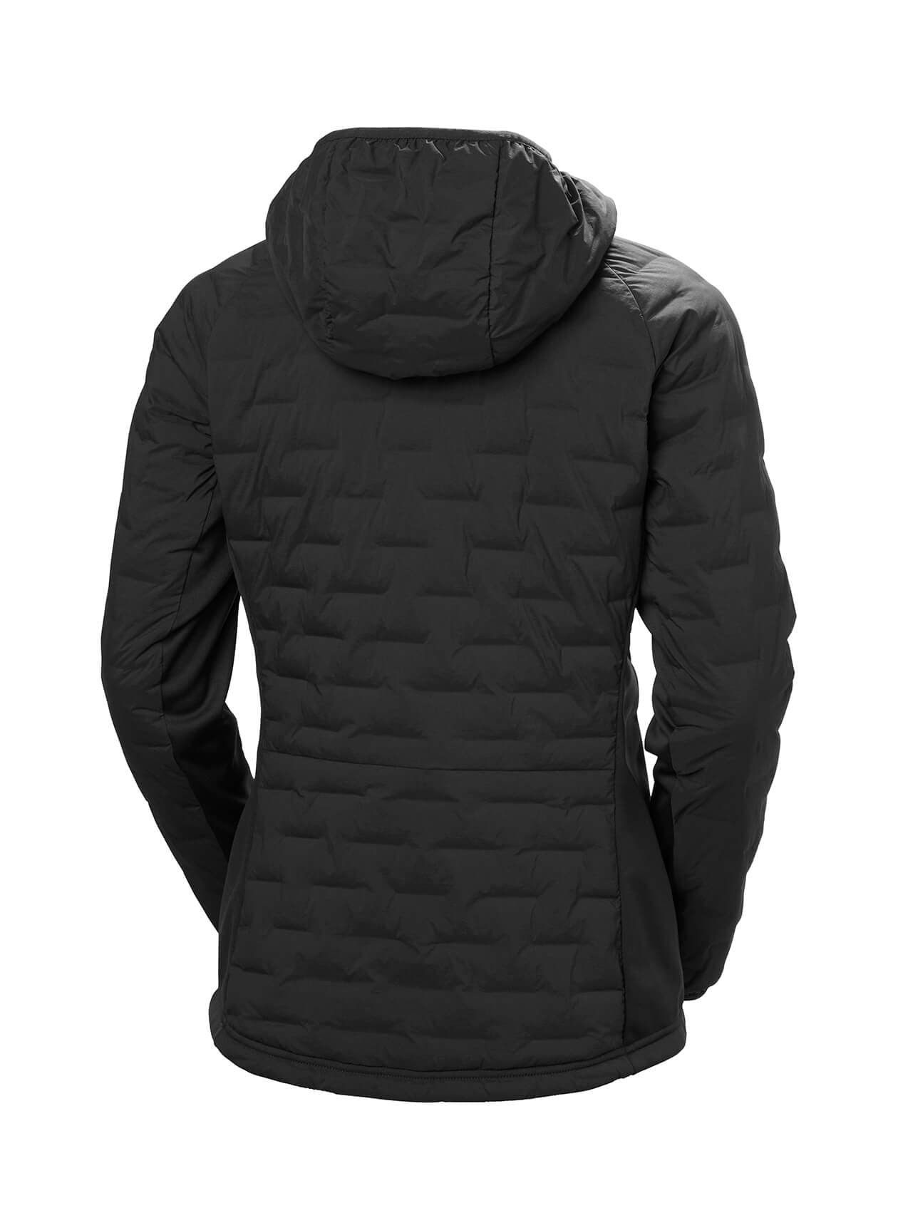 Helly Hansen Women's HP Hybrid Stretch Hooded Insulated Jacket - Black LG