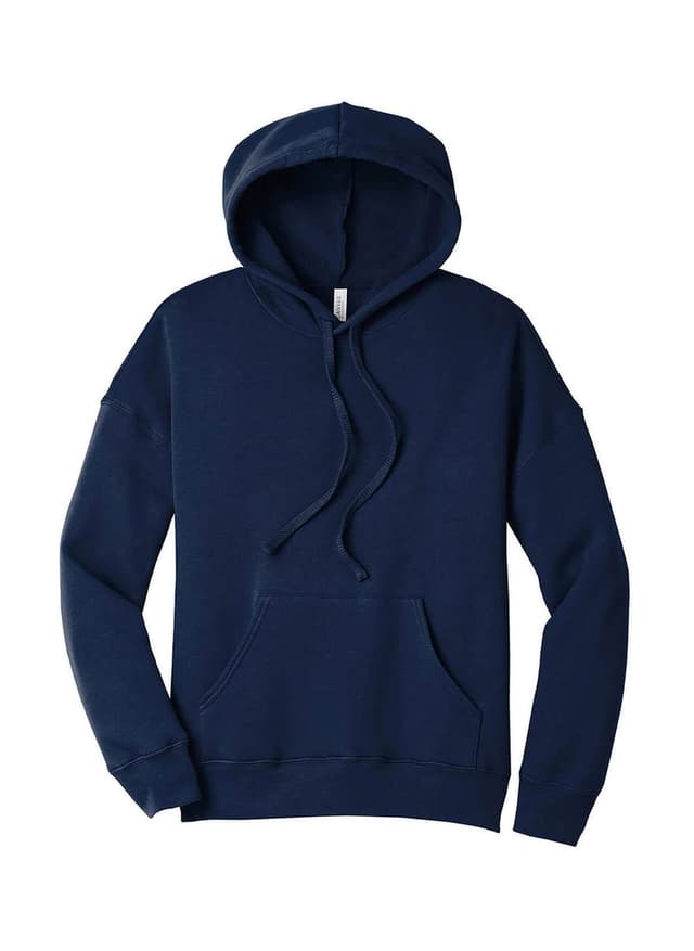 Bella + Canvas Men's Sponge Fleece Hoodie - Navy LG