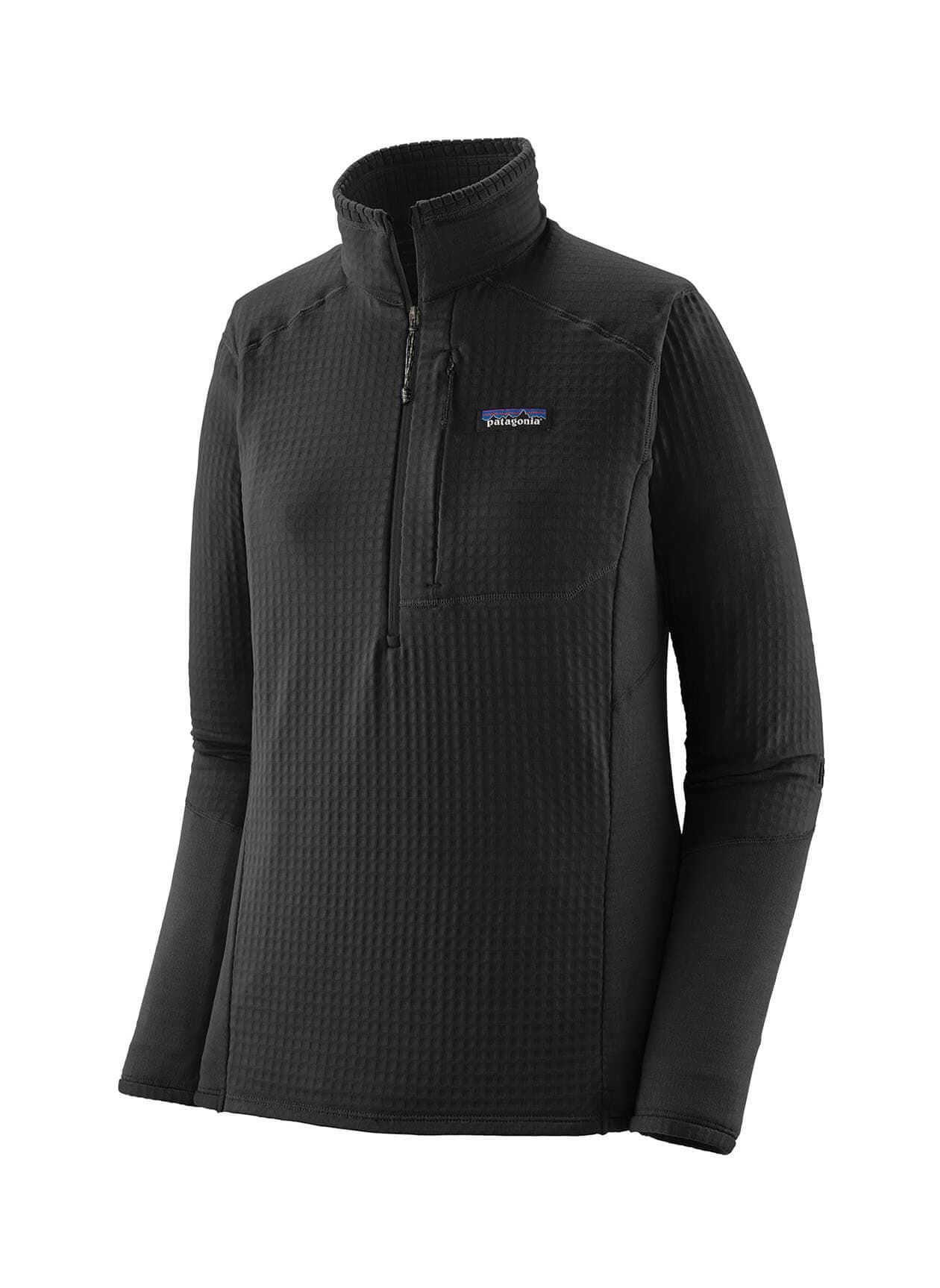 Patagonia Women's R1 Pullover SP25 - Black (BLK) LG