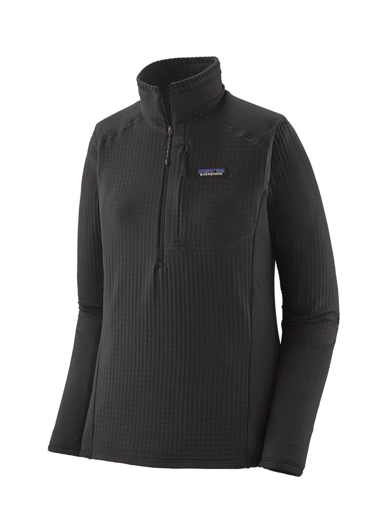 Patagonia Women's R1 Pullover SP25 - Black w / Black LG