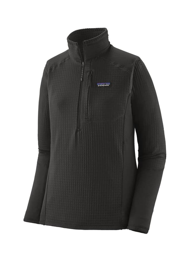 Patagonia Women's R1 Pullover SP25 - Black w / Black LG