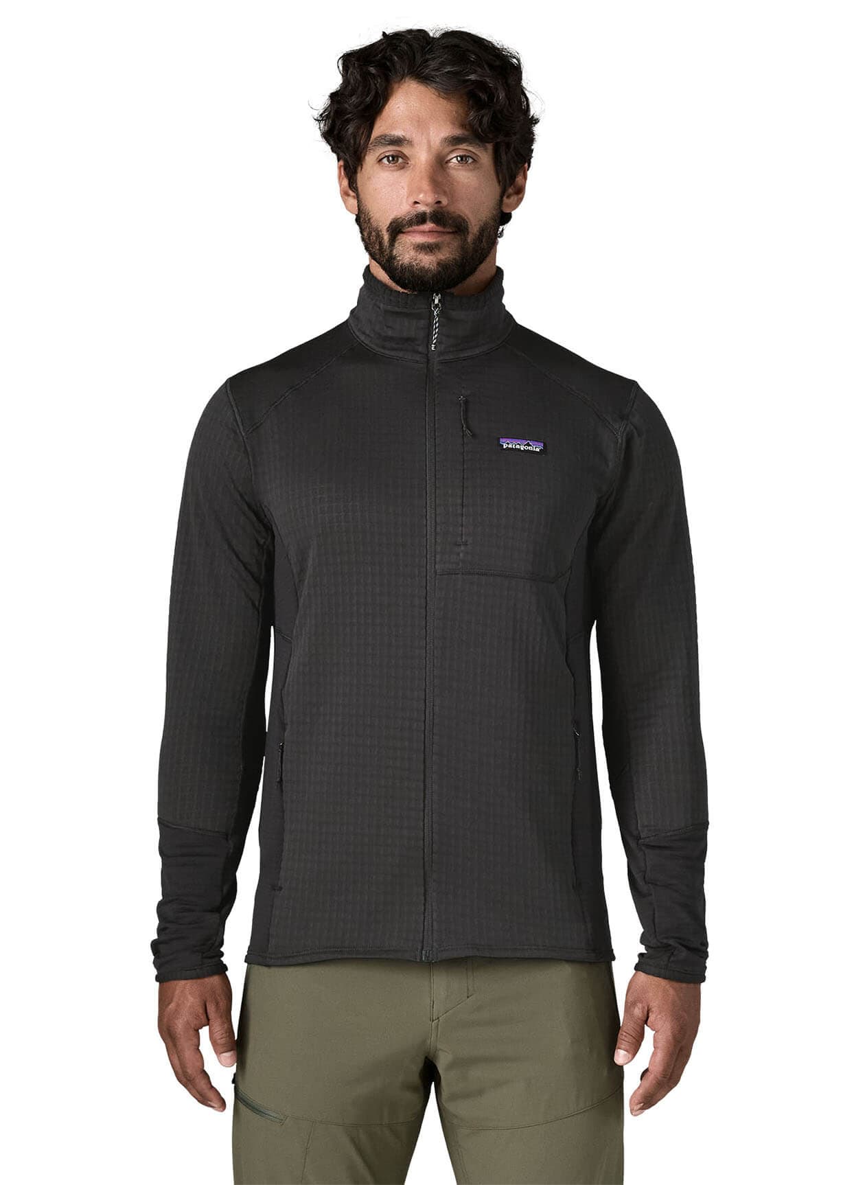 Patagonia Men's R1 Jacket FA25 - Black w / Black LG