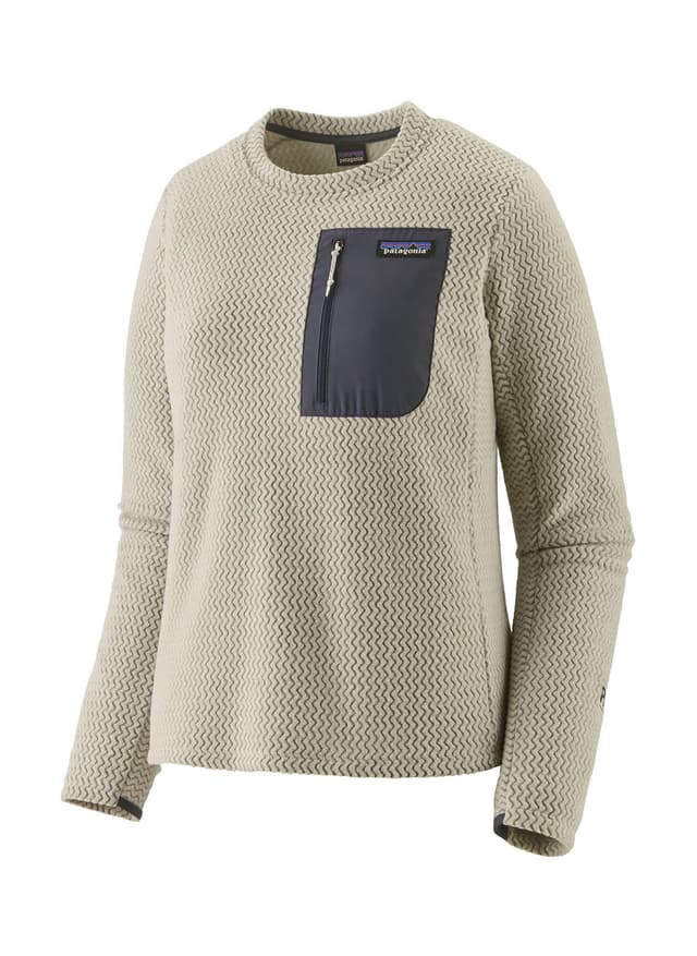Patagonia Women's R1 Air Crew - Wool White LG