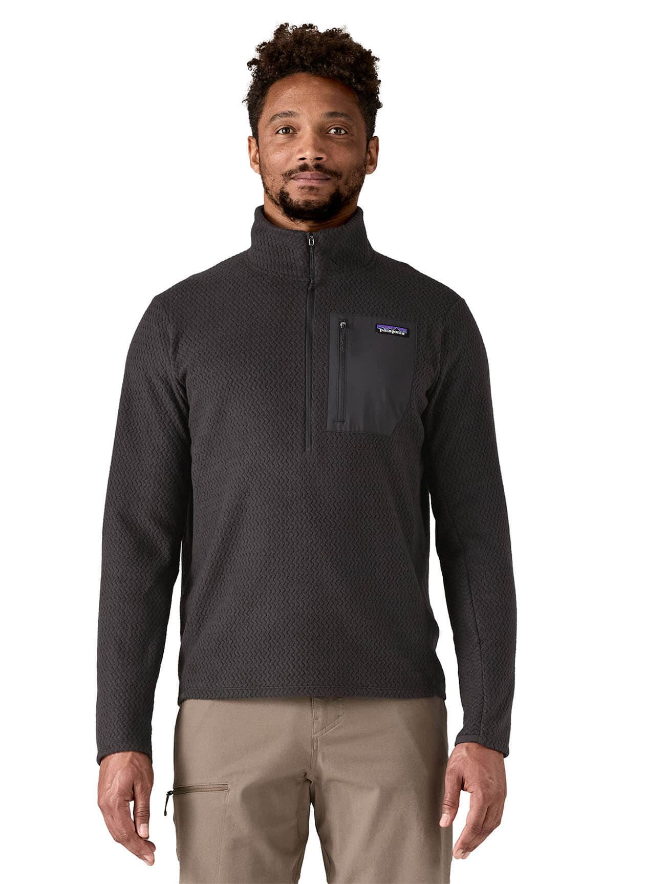 Patagonia Men's R1 Air Zip Neck - Black 3XL