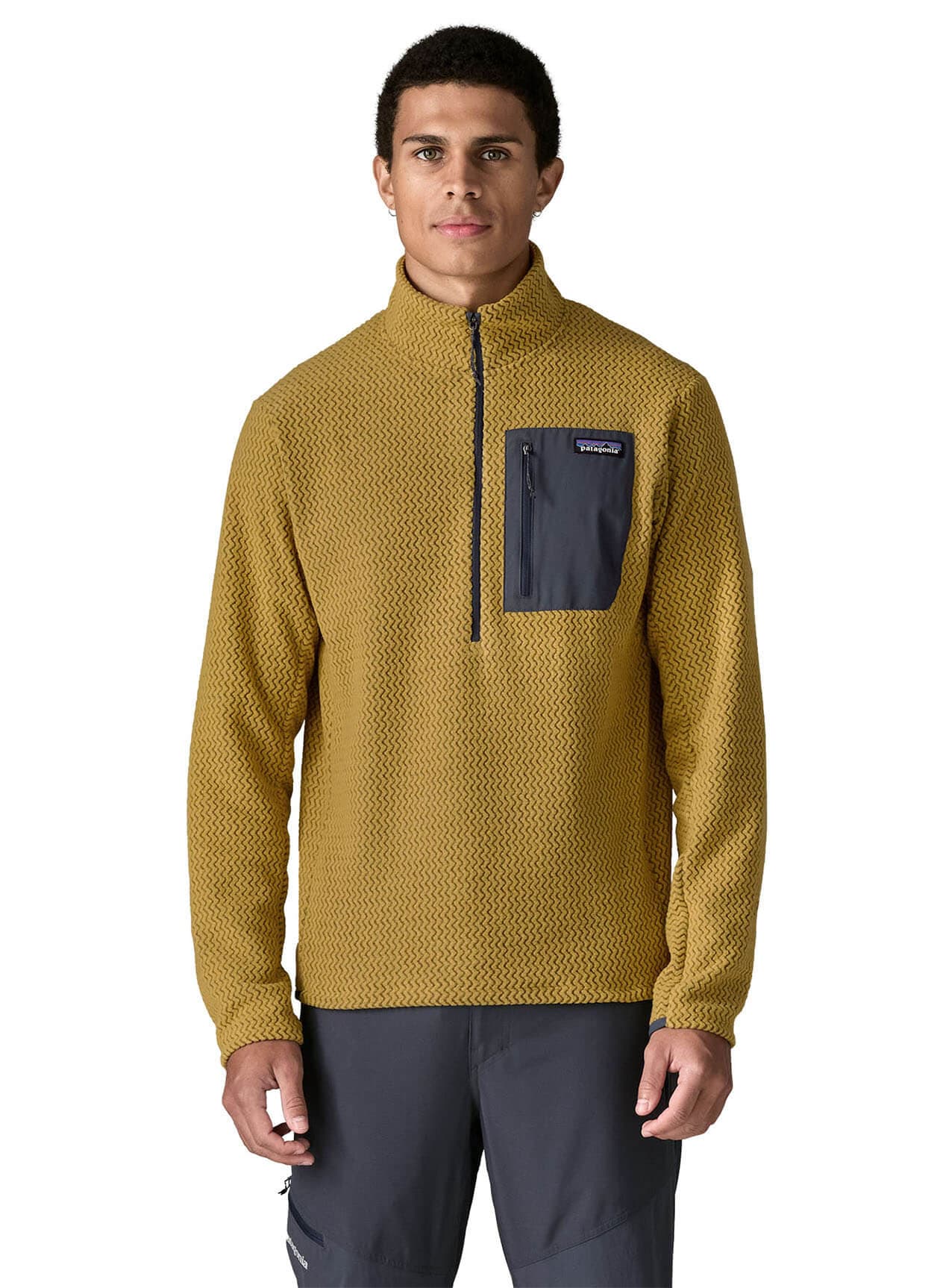 Patagonia Men's R1 Air Zip Neck - Lynx Tan 3XL