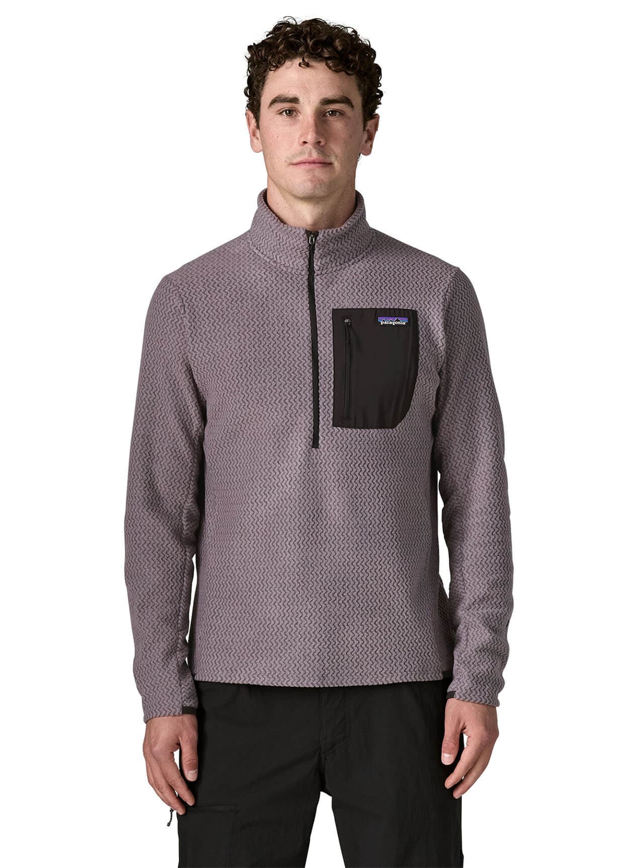 Patagonia Men's R1 Air Zip Neck - Light Grey 3XL