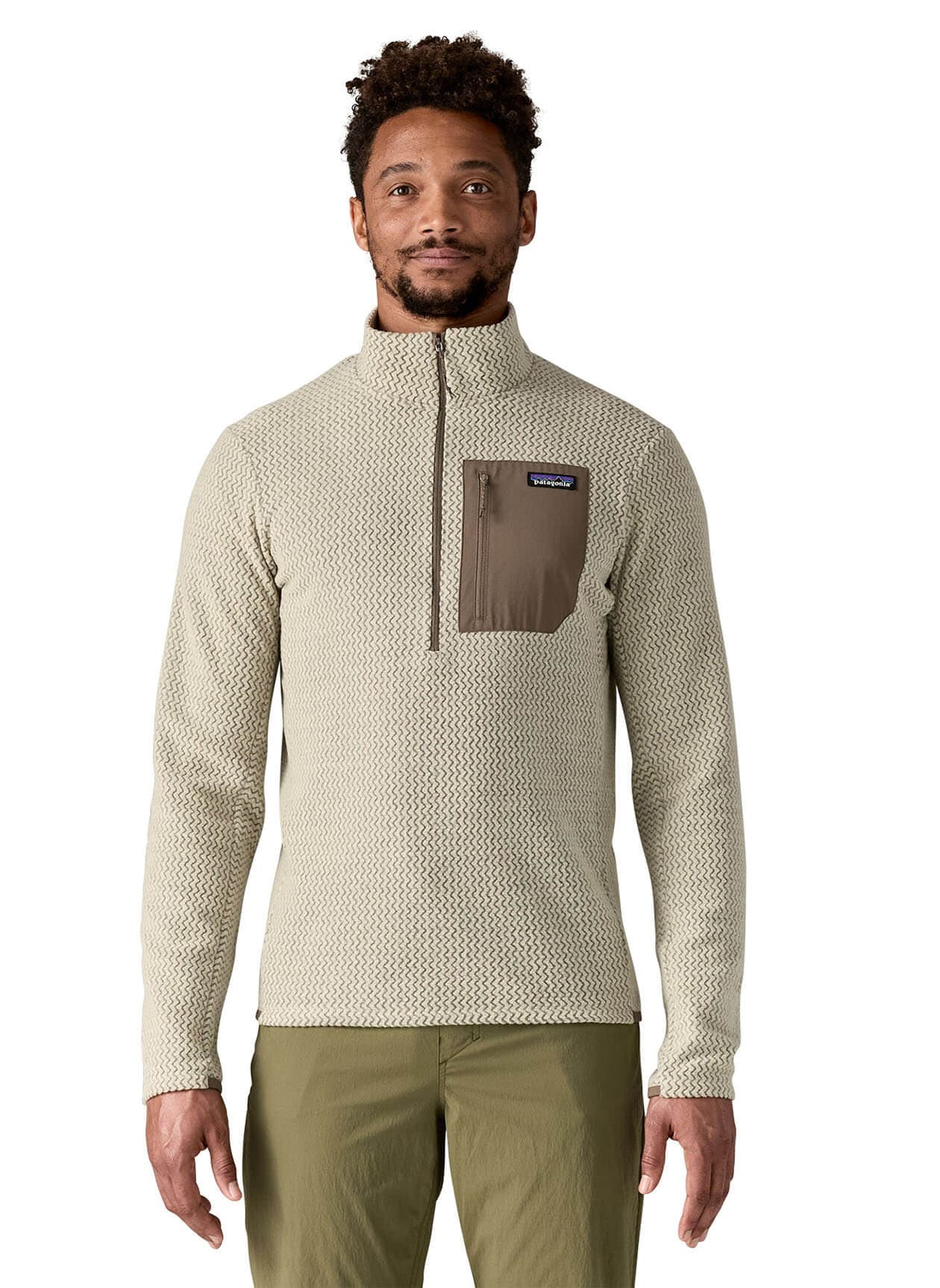 Patagonia Men's R1 Air Zip Neck - Pelican (PLCN) 3XL