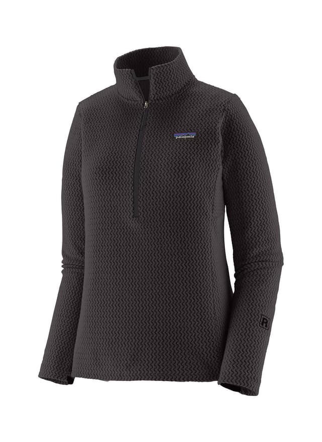 Patagonia Women's R1 Air Zip Neck - Black LG