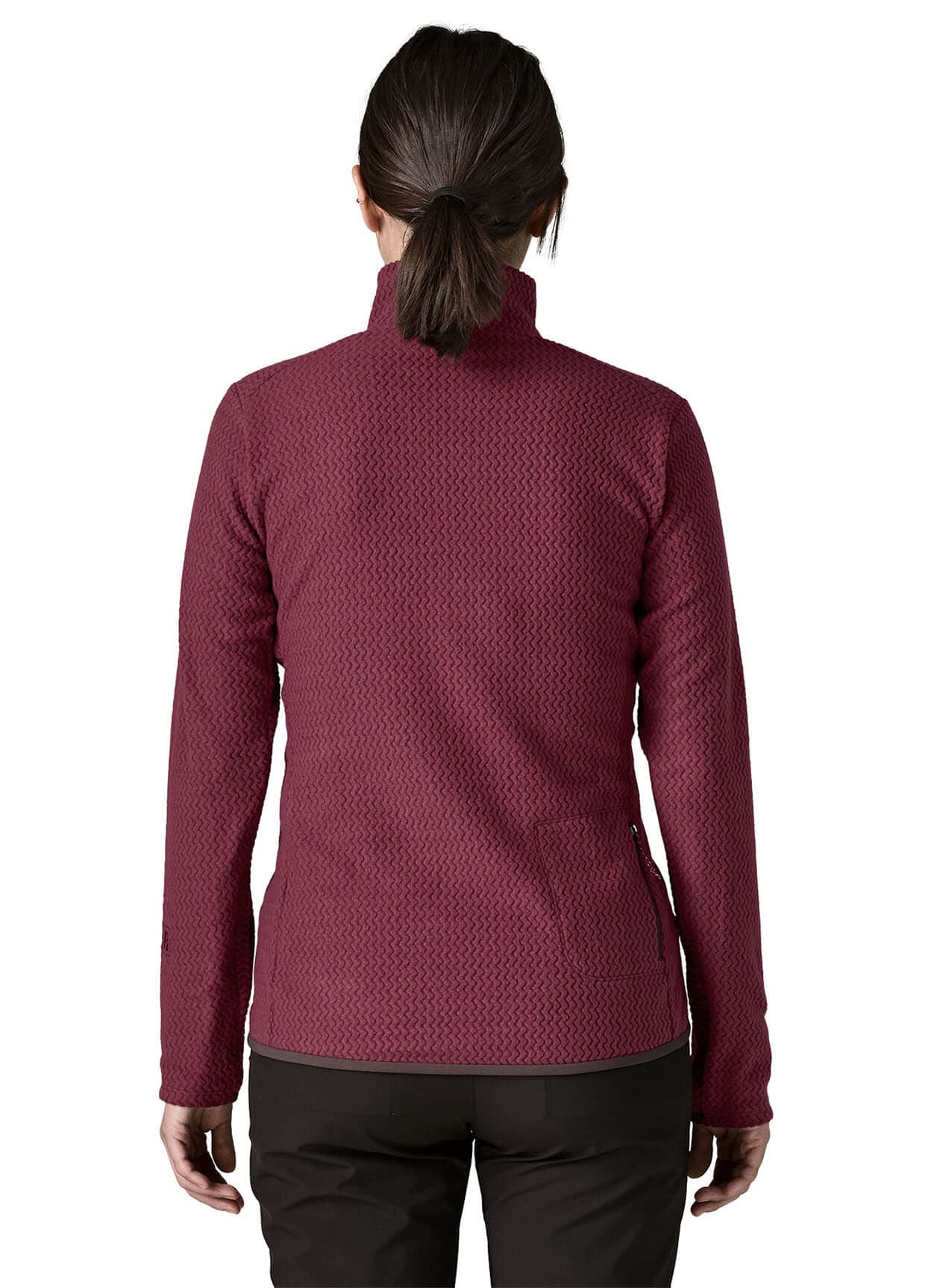 Patagonia Women's R1 Air Zip Neck - Berry Fig LG