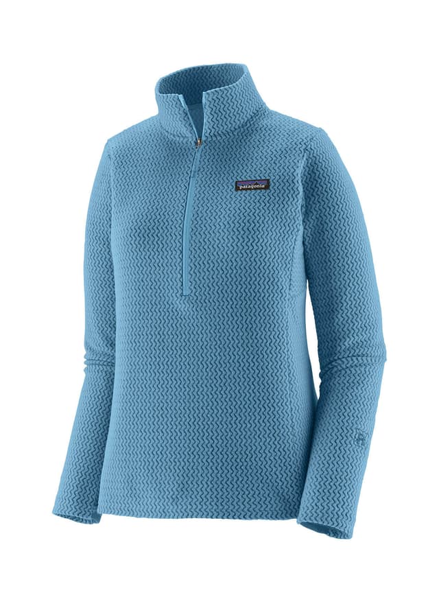 Patagonia Women's R1 Air Zip Neck - Blue,Cyan LG
