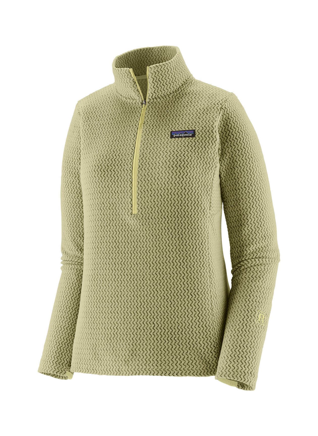 Patagonia Women's R1 Air Zip Neck - Vellum Green LG