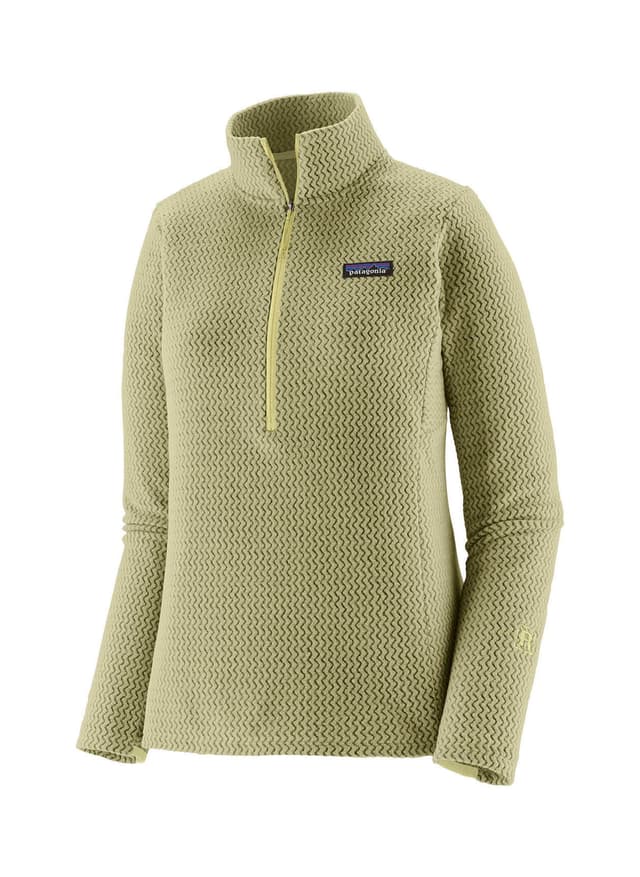 Patagonia Women's R1 Air Zip Neck - Vellum Green LG