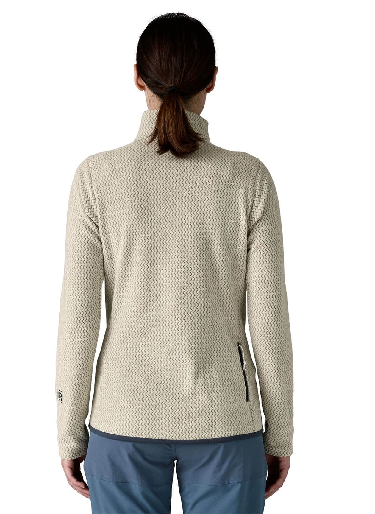 Patagonia Women's R1 Air Zip Neck - Wool White LG
