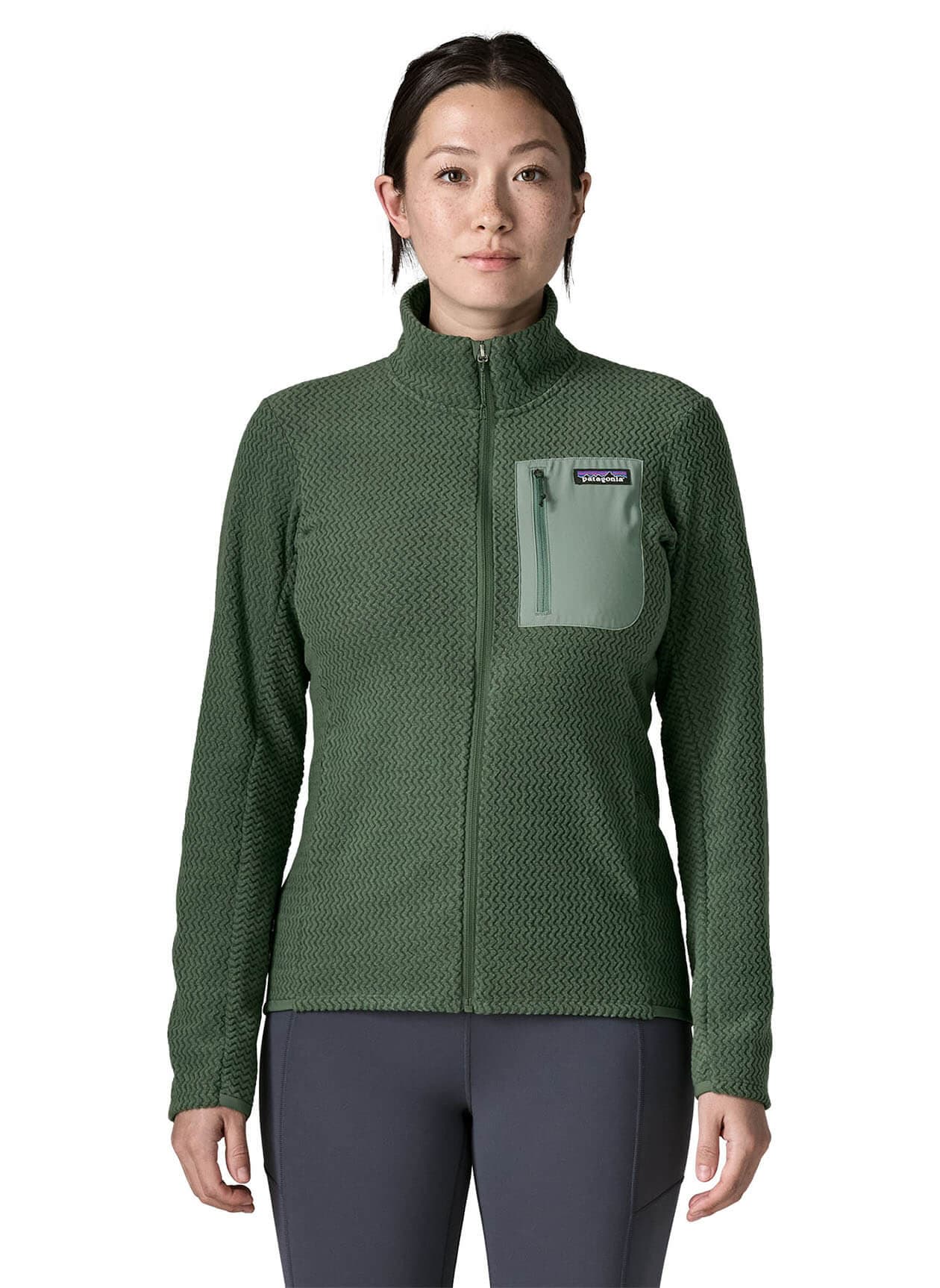 Patagonia Women's R1 Air Jacket - Canopy Green (CNGR) LG