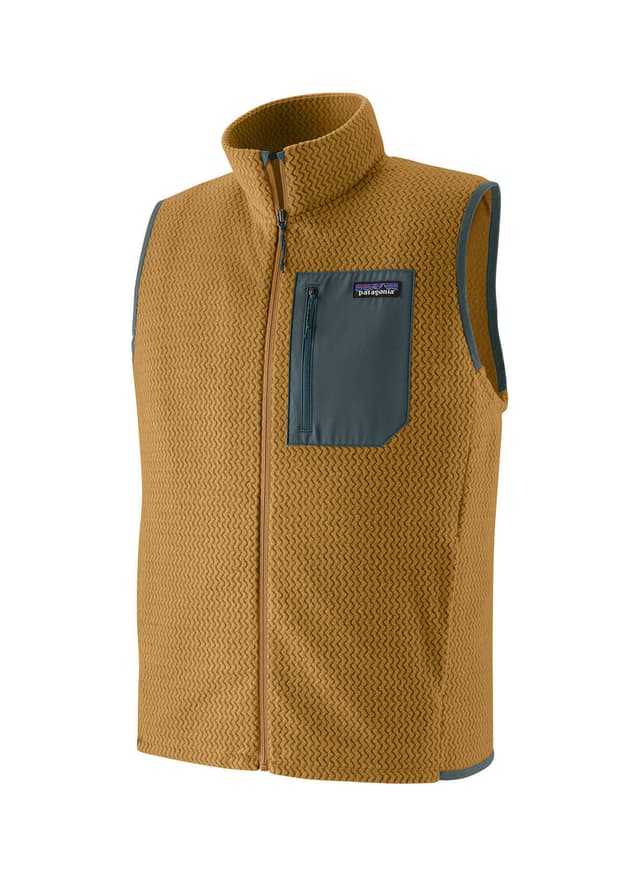 Patagonia Men's R1 Air Vest - Bobcat Brown LG