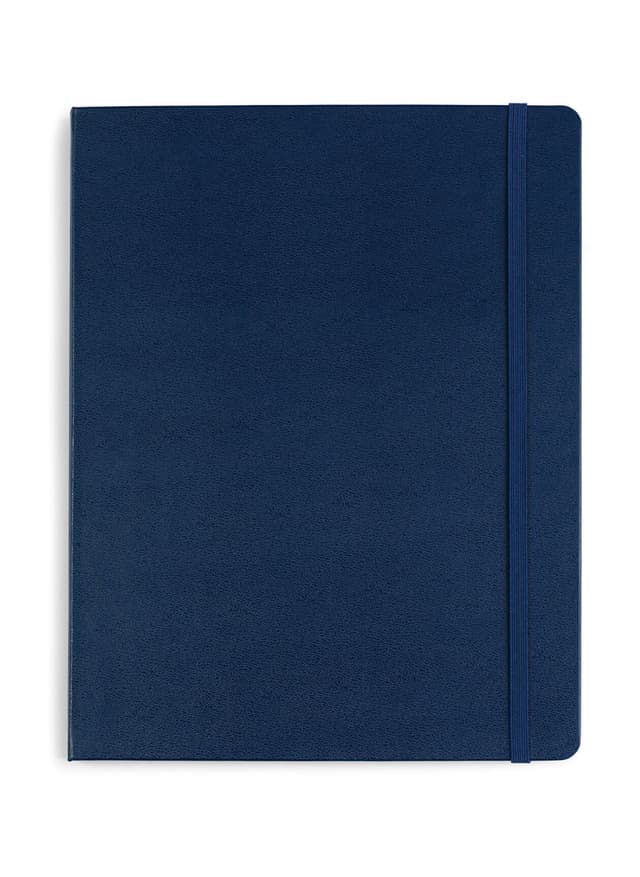 Moleskine Hard Cover Ruled X-Large Notebook - Blue MISC