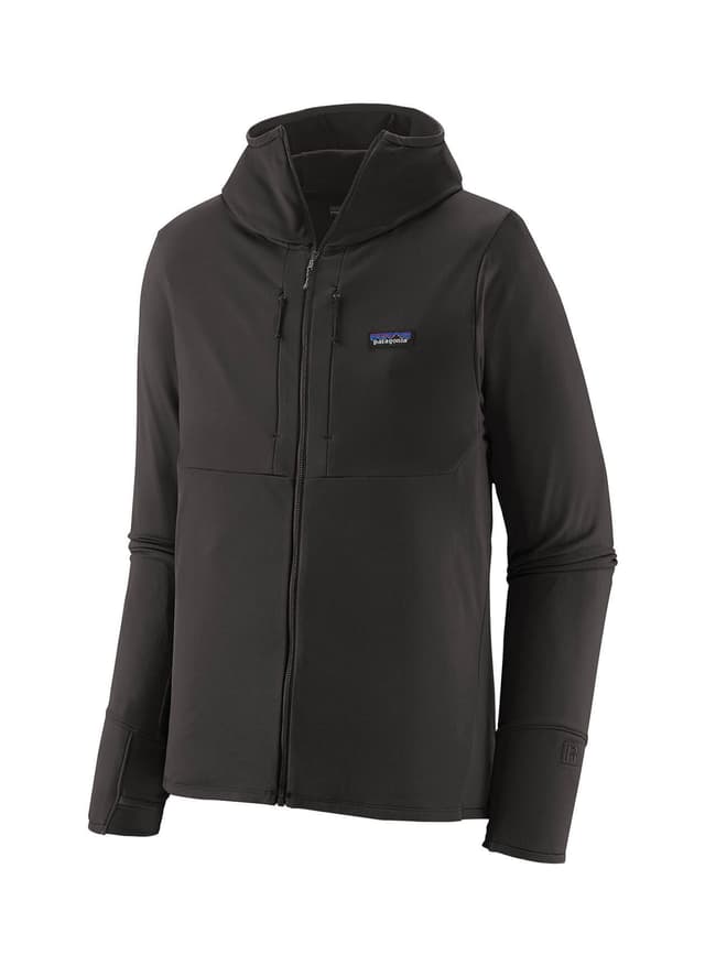 Patagonia Men's R1 Thermal Full-Zip Hoody - Black LG