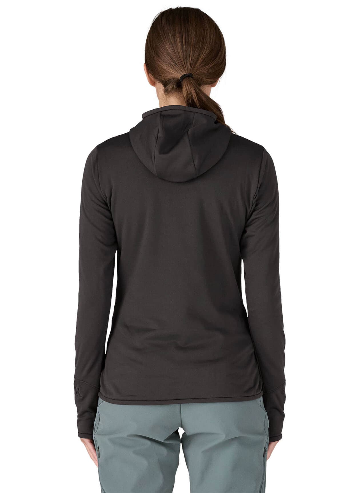 Patagonia Women's R1 Thermal Full-Zip Hoody - Black LG