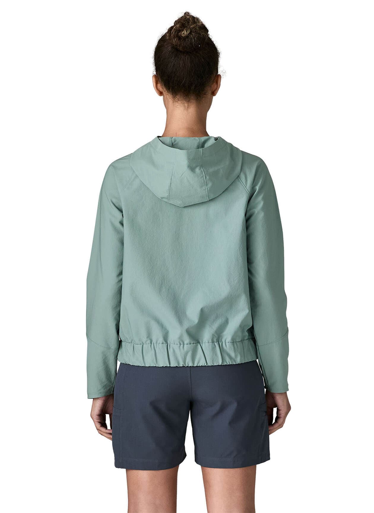 Patagonia Women's Swift Drift Sun Hoodie - Cyan LG