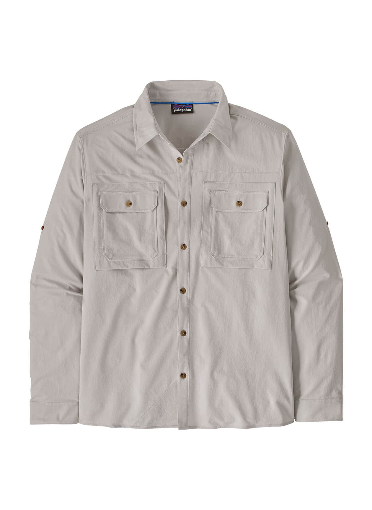 Patagonia Men's Self Guided Long-Sleeve Sun Shirt - Crisp Grey 3XL