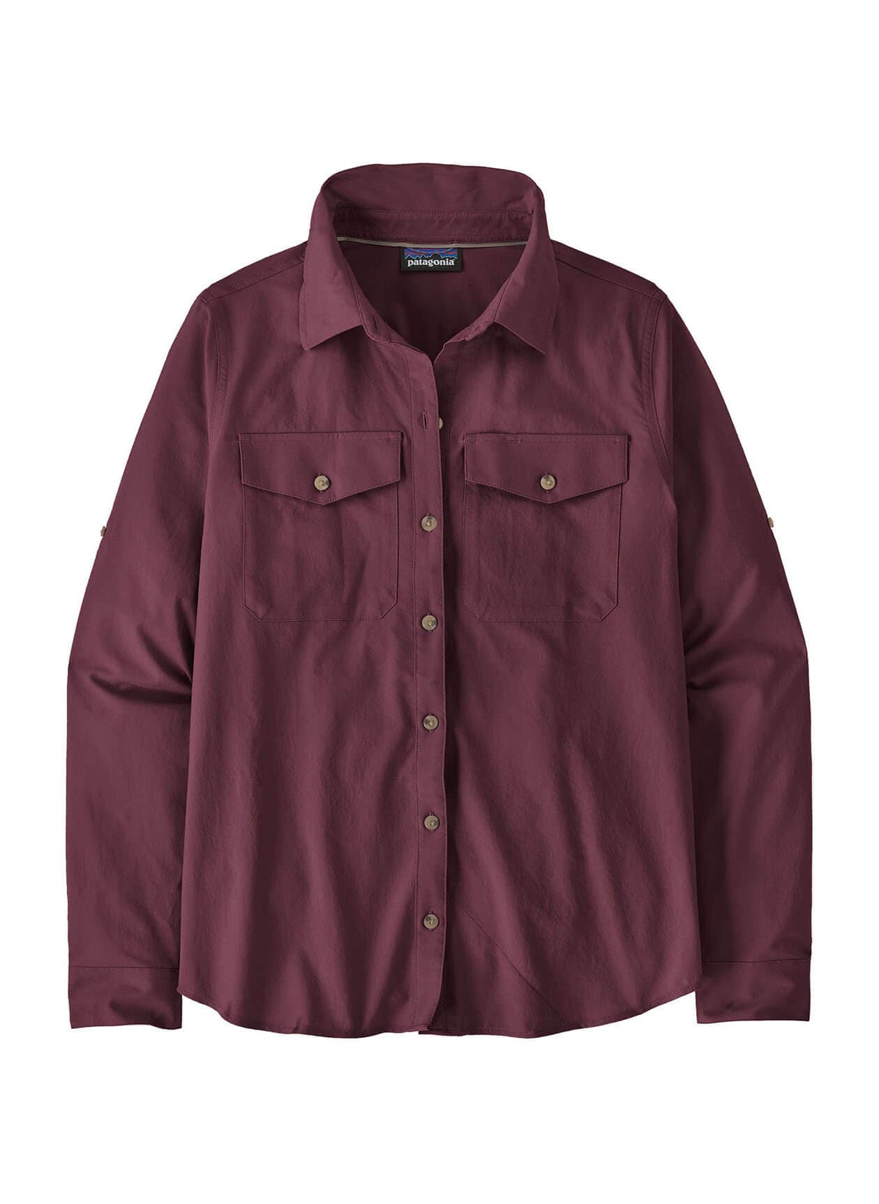Patagonia Women's Long Sleeve Self Guided Sun Shirt - Purple LG