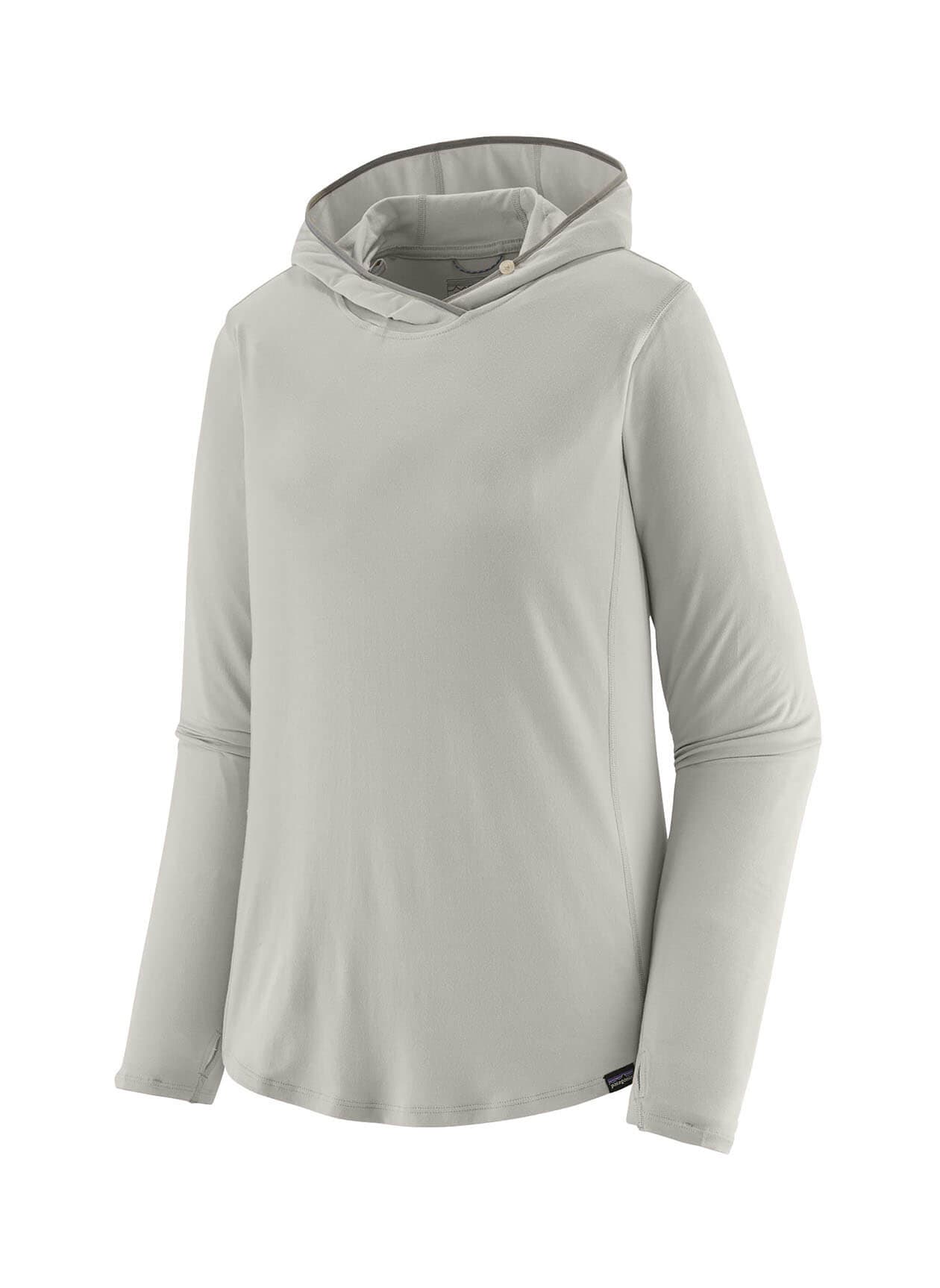 Patagonia Women's Tropic Comfort Natural UPF Hoody FW23 - Light Grey LG