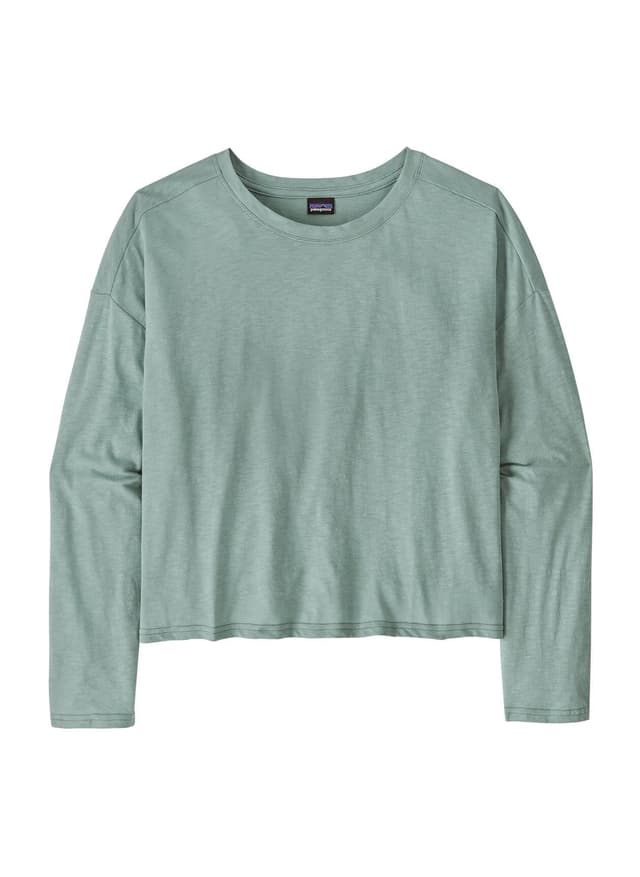 Patagonia Women's Mainstay Long-Sleeve Top - Cyan LG