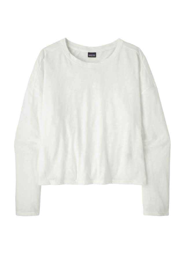Patagonia Women's Mainstay Long-Sleeve Top - White LG