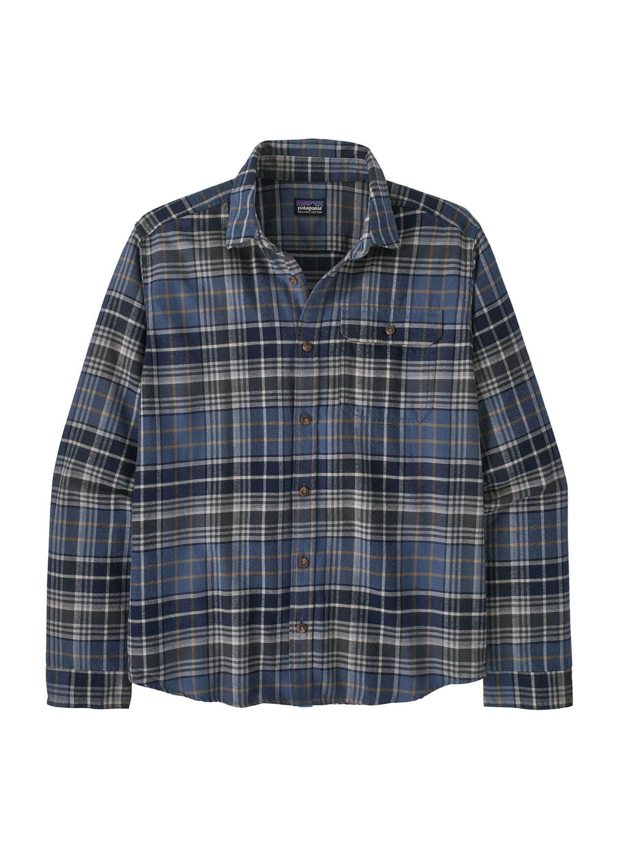 Patagonia Men's LW Fjord Flannel Long-Sleeve Shirt - Depth: New Navy 3XL