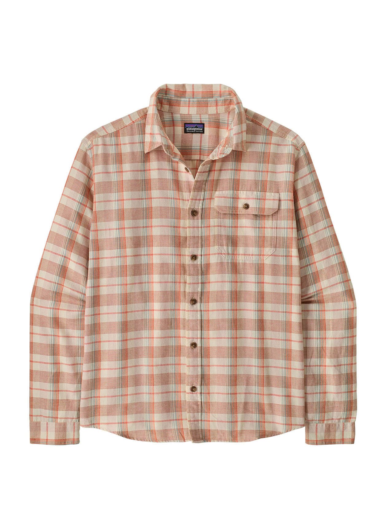 Patagonia Men's LW Fjord Flannel Long-Sleeve Shirt - White 3XL