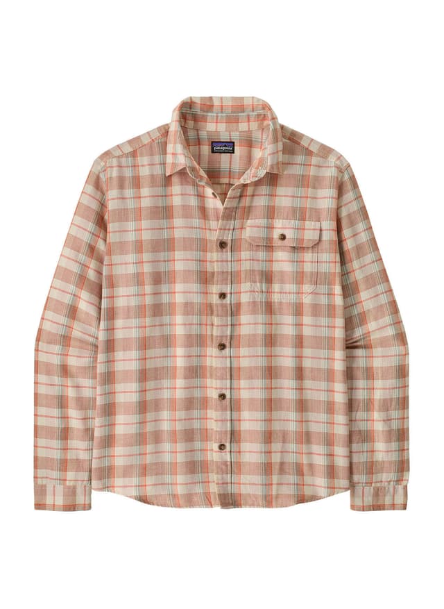 Patagonia Men's LW Fjord Flannel Long-Sleeve Shirt - White 3XL