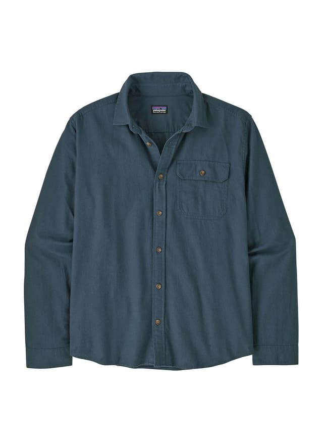 Patagonia Men's LW Fjord Flannel Long-Sleeve Shirt - Summit Blue 3XL