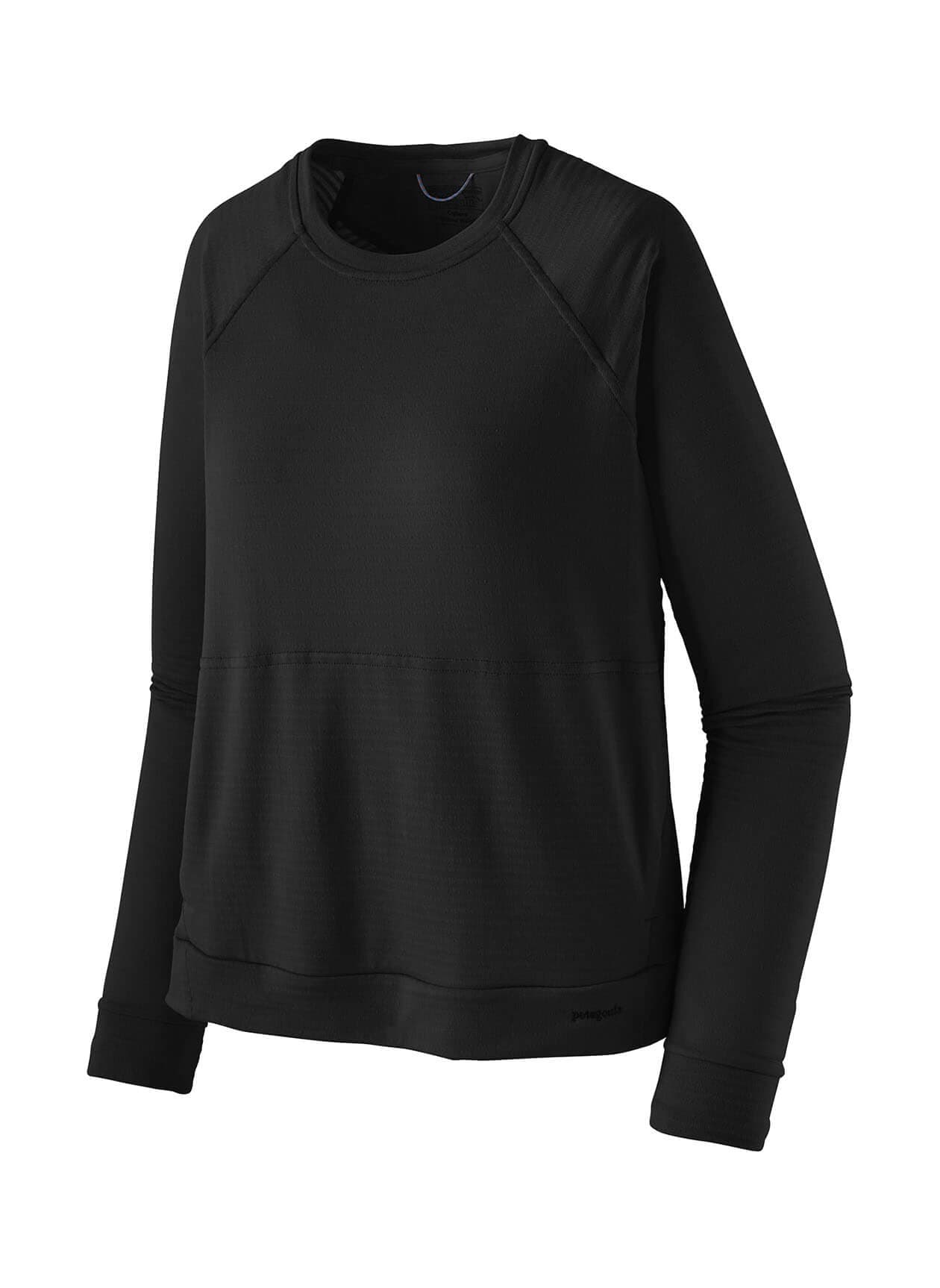 Patagonia Women's Long-Sleeved Capilene Thermal Crew - Black LG