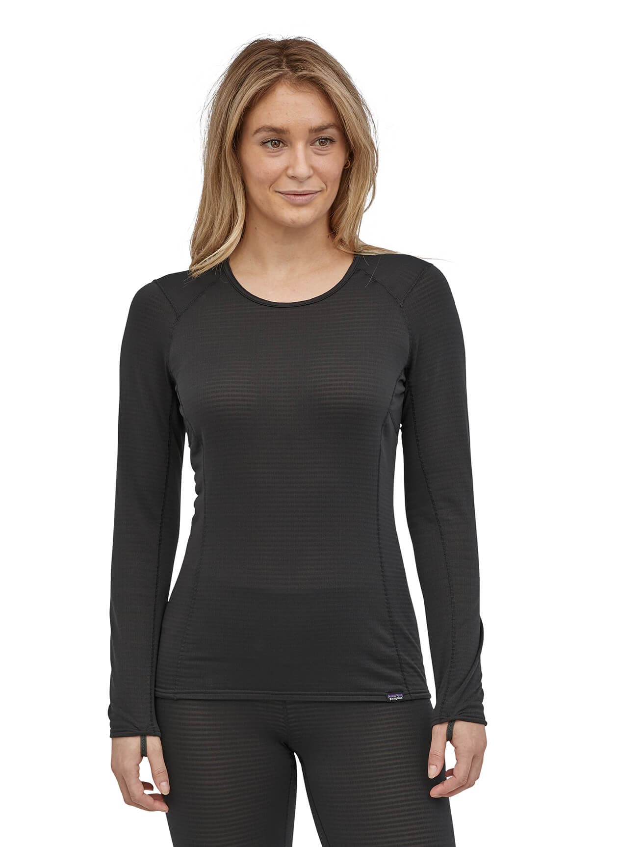 Patagonia Women's Cap TW Crew - Black LG