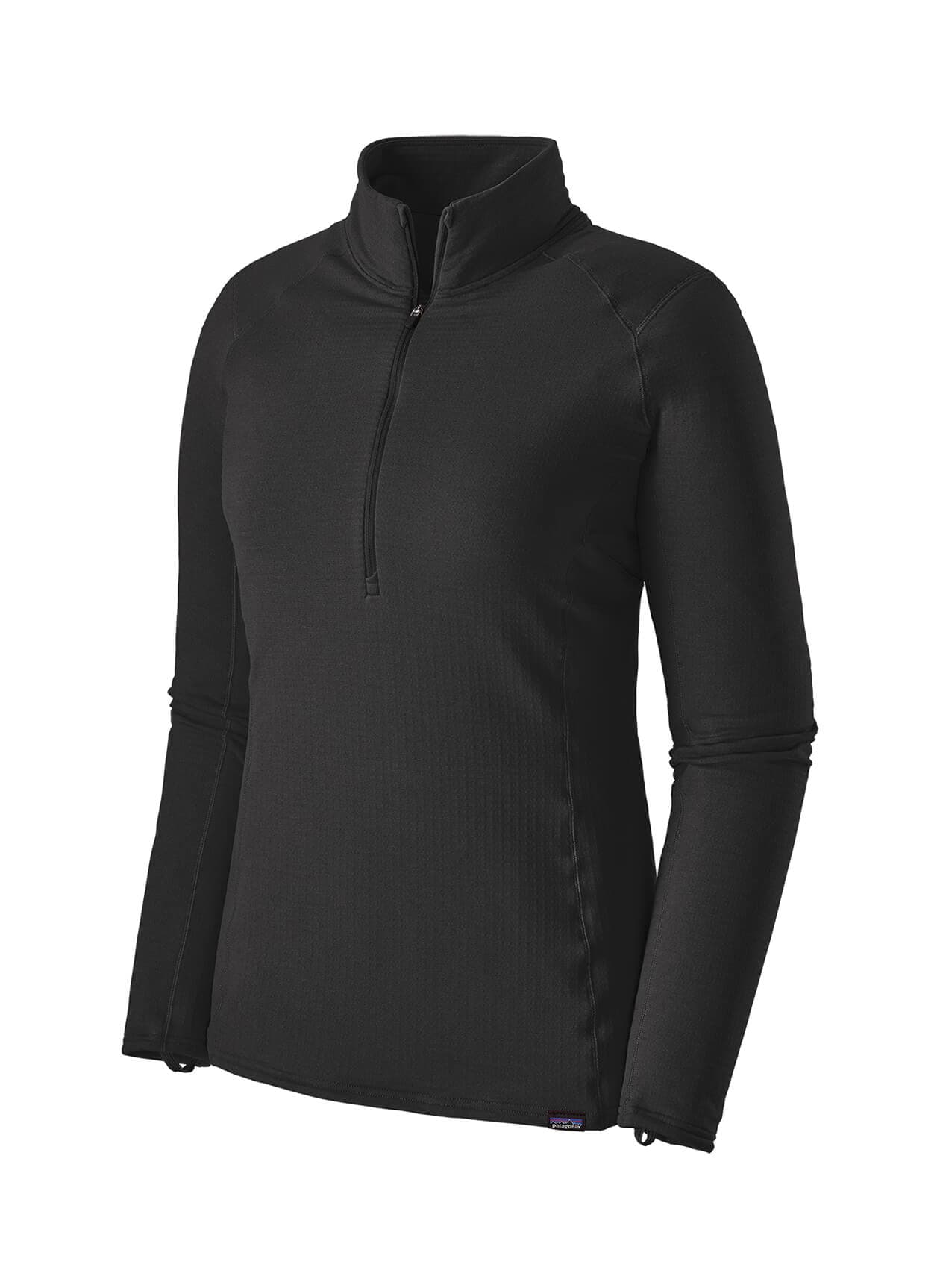 Patagonia Women's Capilene Thermal Weight Zip-Neck - Black LG