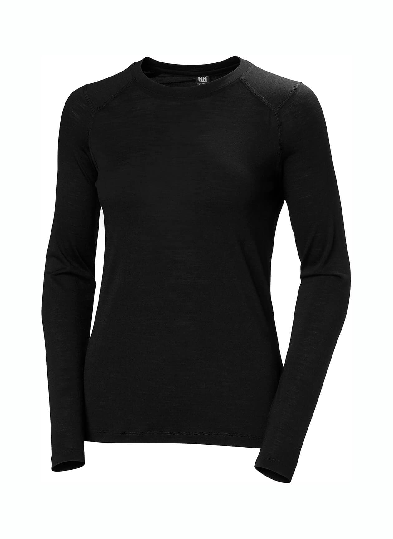 Helly Hansen Women's Durawool Long-Sleeve T-Shirt - Black LG