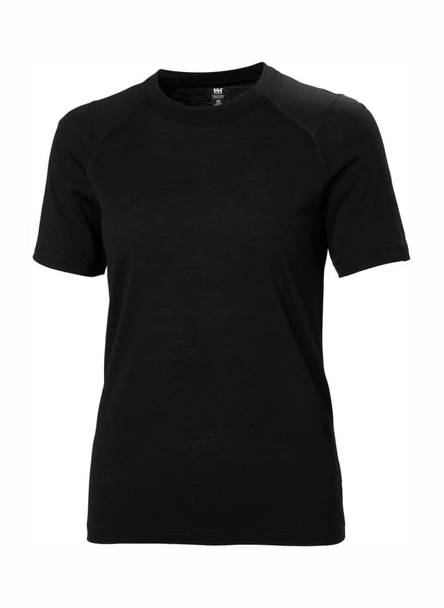 Helly Hansen Women's Durawool T-Shirt - Black LG