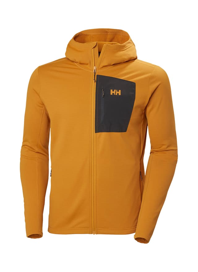 Helly Hansen Men's Versalite Hooded Fleece Jacket - Yellow LG