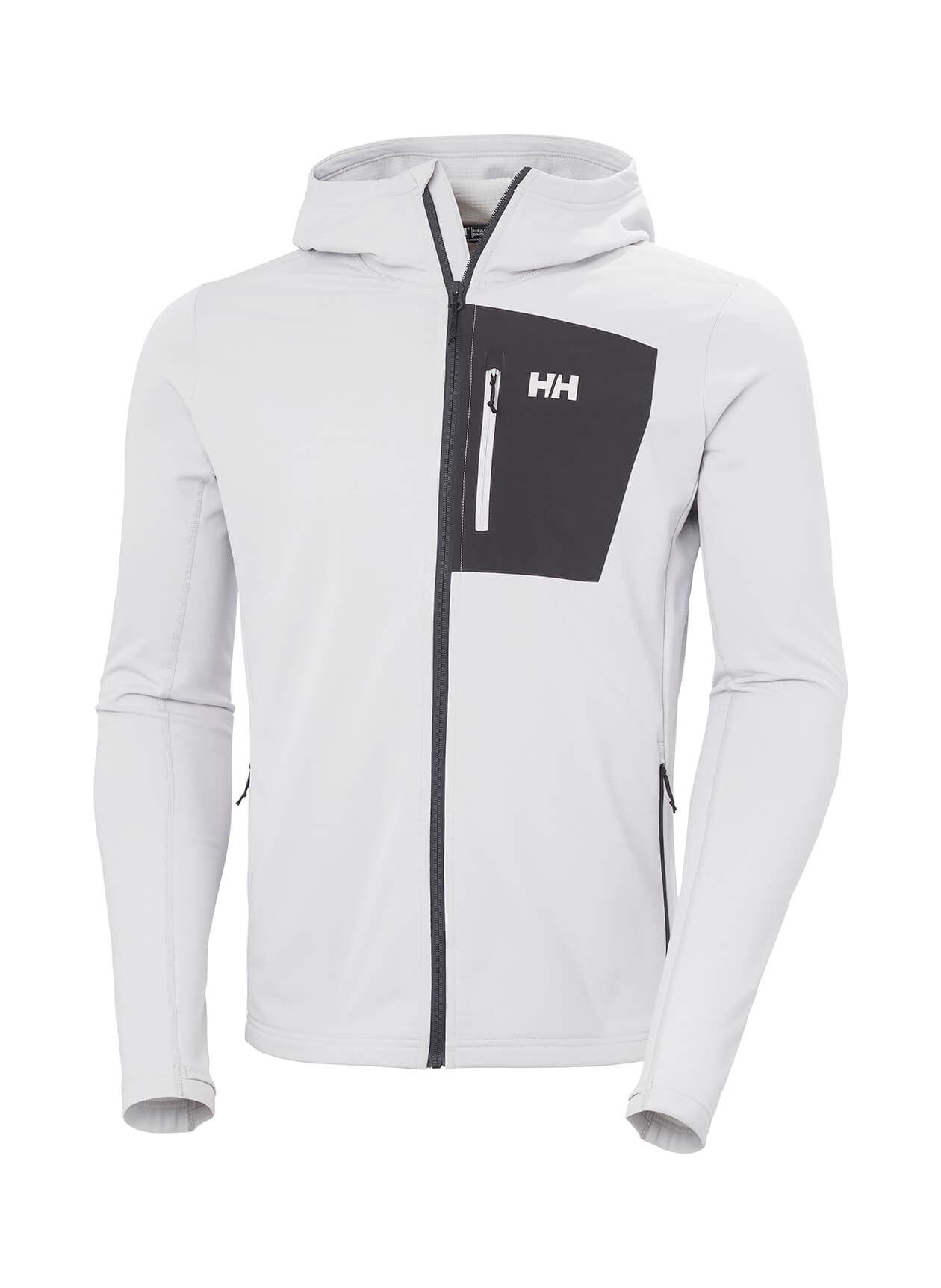 Helly Hansen Men's Versalite Hooded Fleece Jacket - Light Grey LG