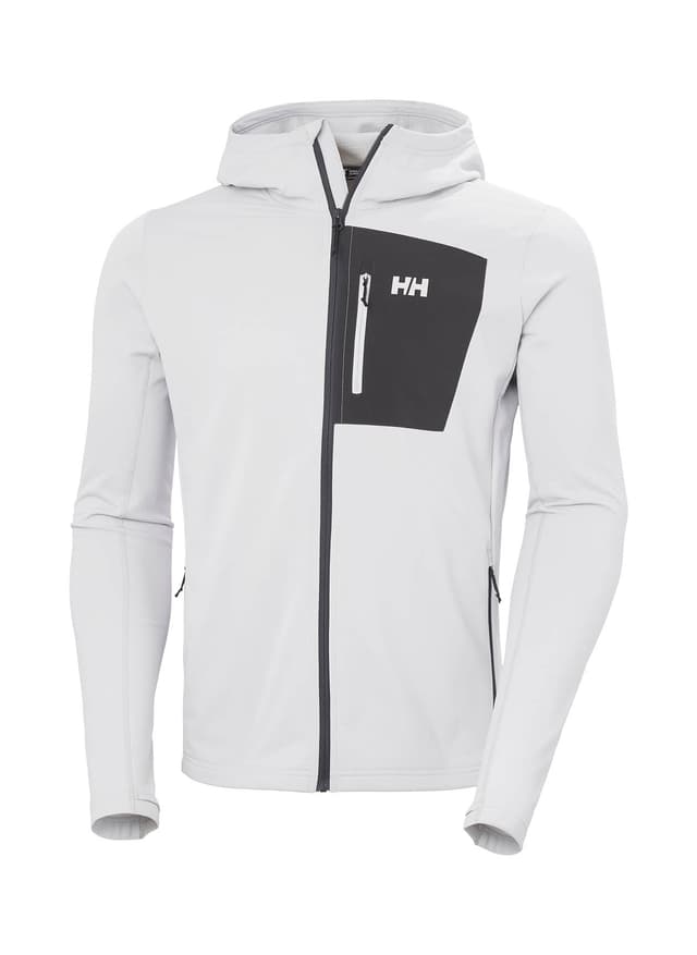 Helly Hansen Men's Versalite Hooded Fleece Jacket - Light Grey LG
