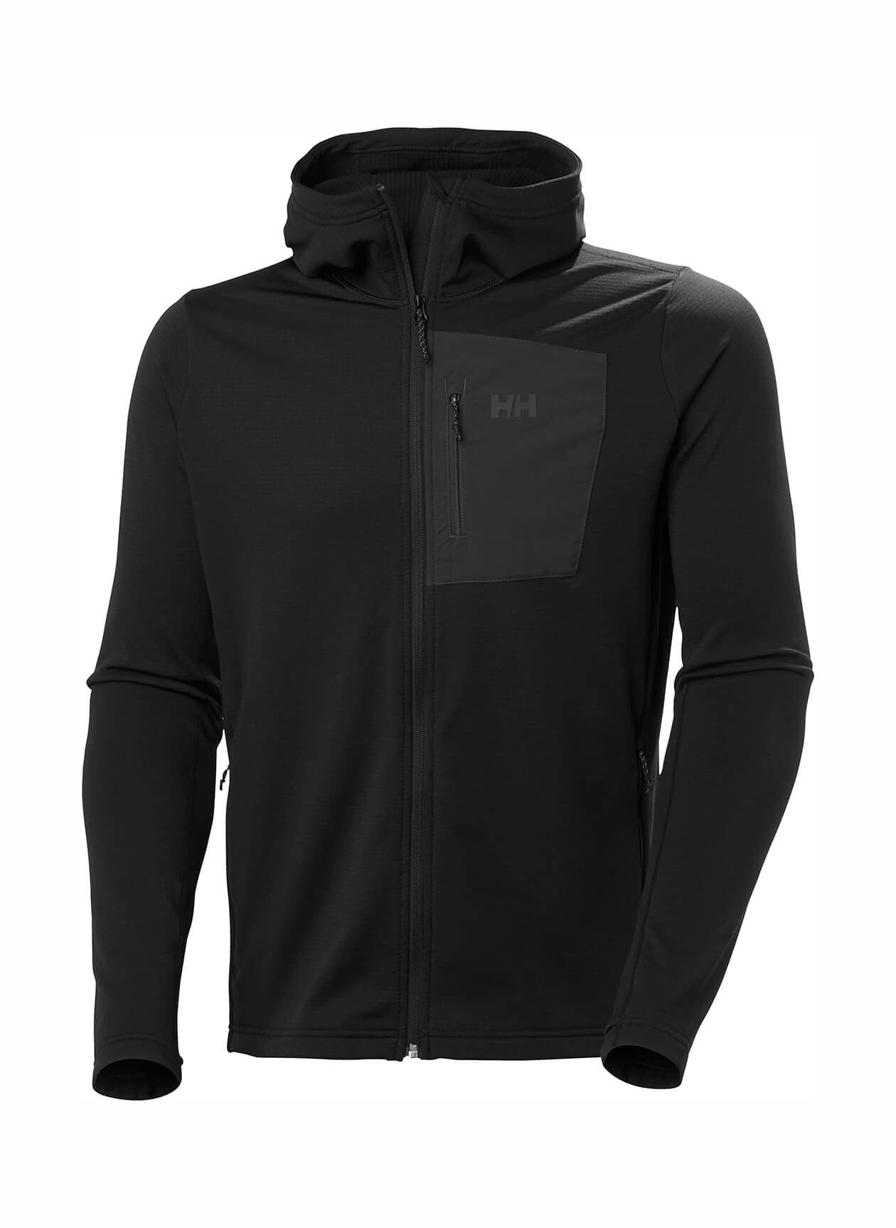 Helly Hansen Men's Versalite Hooded Fleece Jacket - Black LG