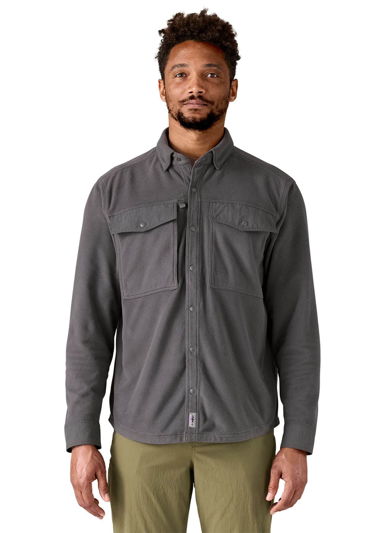 Patagonia Men's Early Rise Long-Sleeve Snap Shirt - Dark Grey 3XL