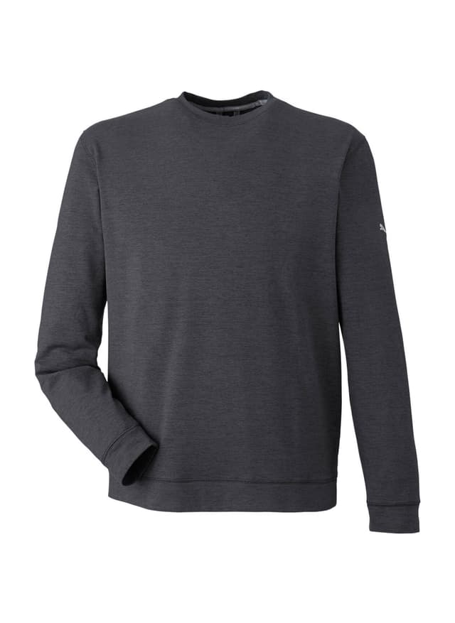 PUMA Men's Cloudspun Crewneck Sweatshirt - Black 3XL