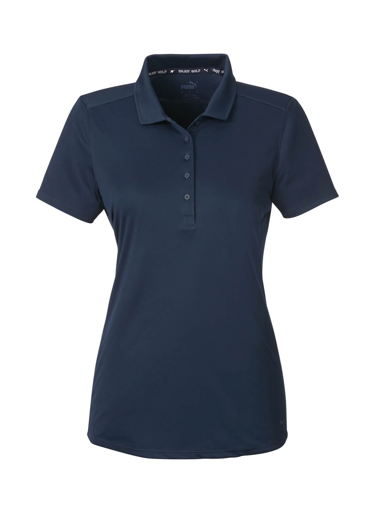 PUMA Women's Gamer Golf Polo - Navy LG