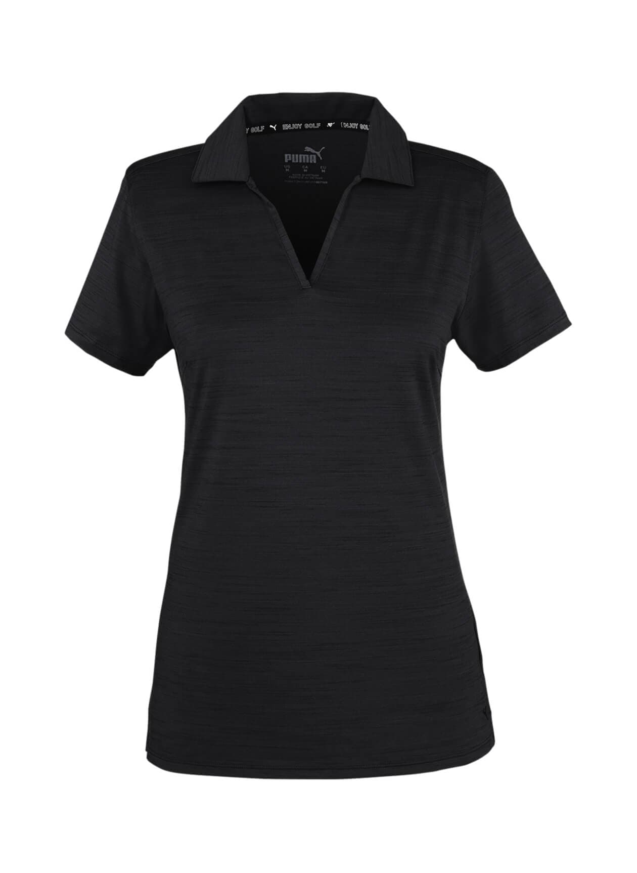 PUMA Women's Cloudspun Coast Polo - Black LG