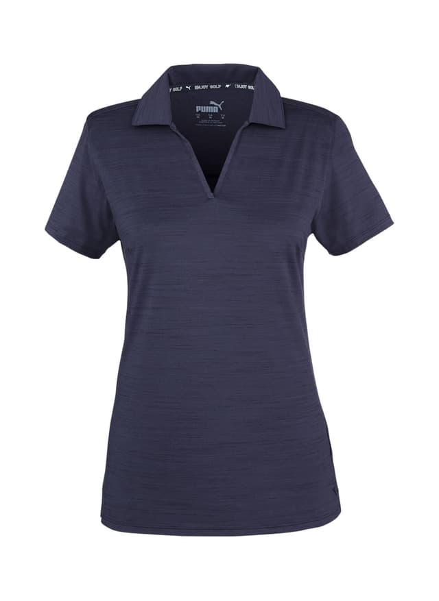 PUMA Women's Cloudspun Coast Polo - Navy LG