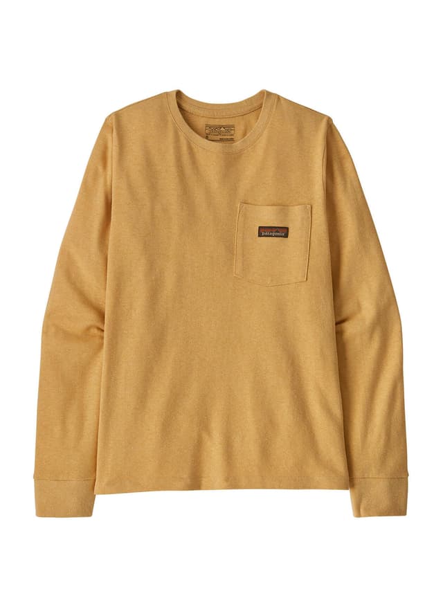 Patagonia Women's Work Pocket Long-Sleeve T-Shirt - Yellow LG