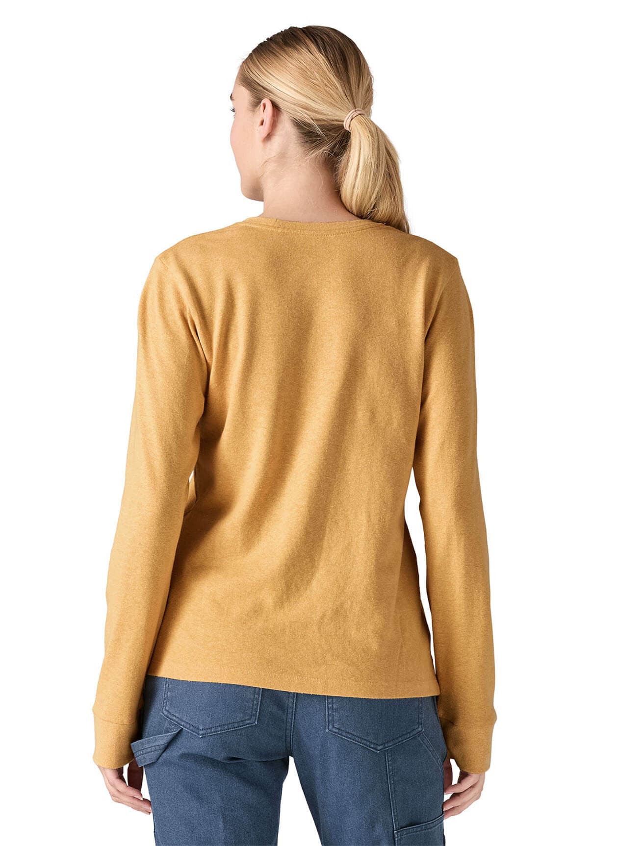 Patagonia Women's Work Pocket Long-Sleeve T-Shirt - Yellow LG