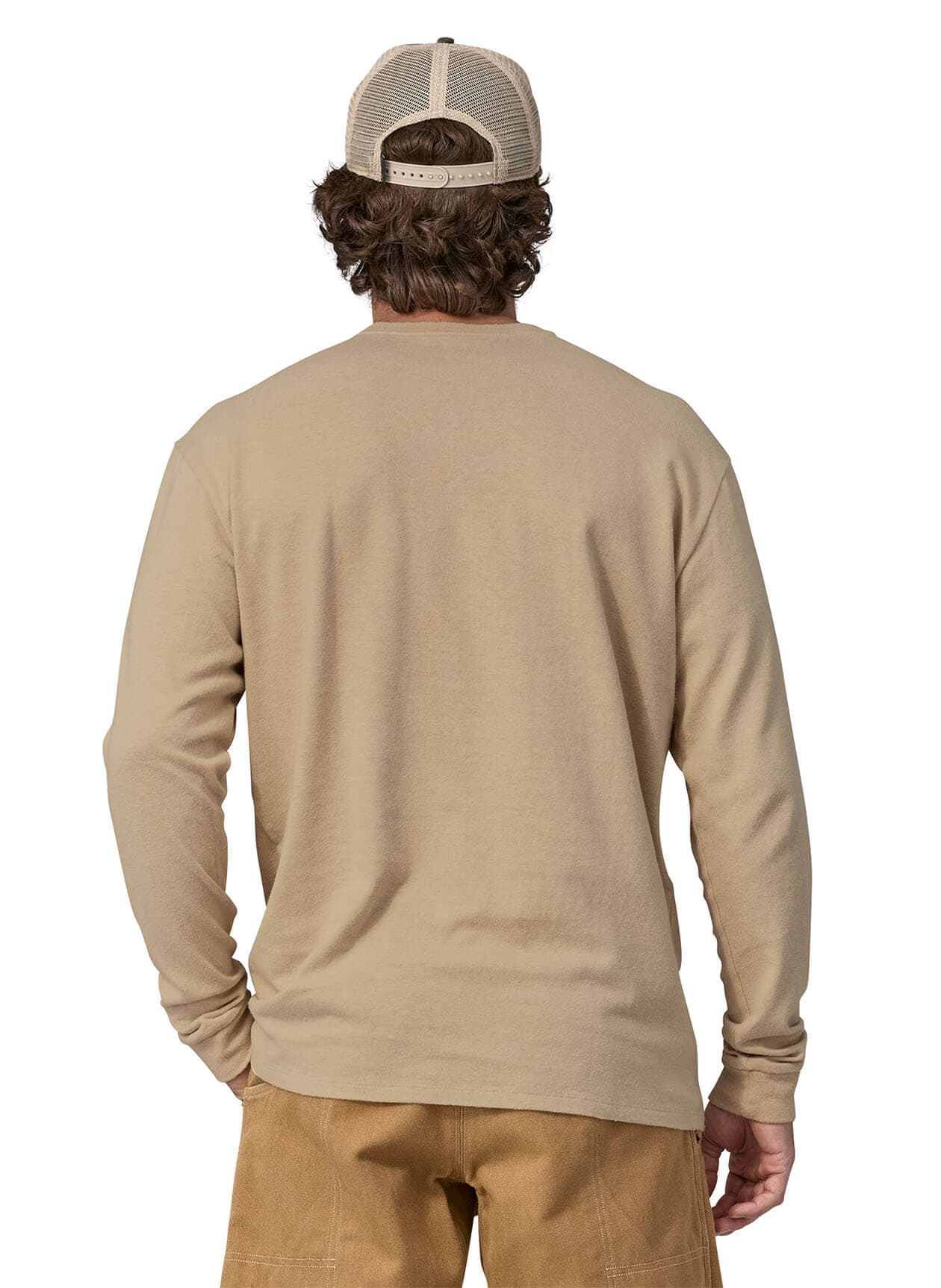 Patagonia Men's Work Pocket Long-Sleeve T-Shirt - Brown 3XL