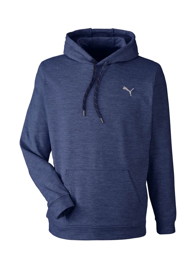 PUMA Men's Cloudspun Progress Hooded Sweatshirt - Navy 3XL